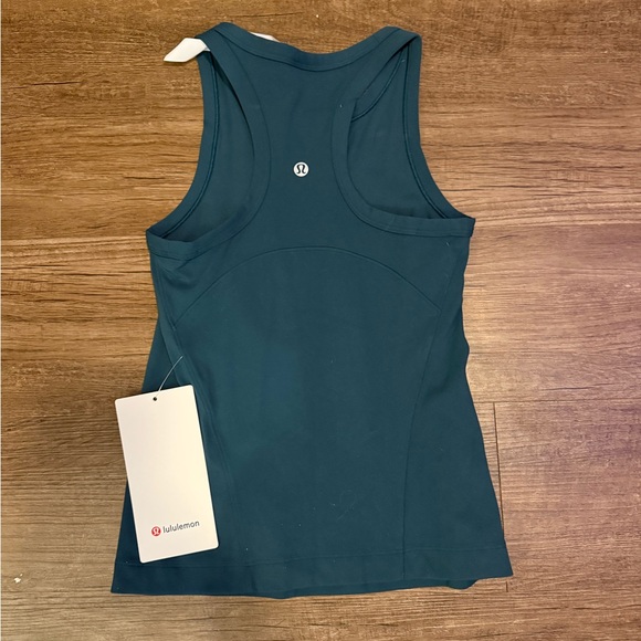 NWT Lululemon Align Waist-Length Racerback Tank | Storm Teal - Picture 2 of 3